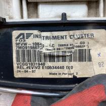 96VW 10849 GC 7M0919862D  Speedometer (instrument cluster) Seat Alhambra (Mk1)