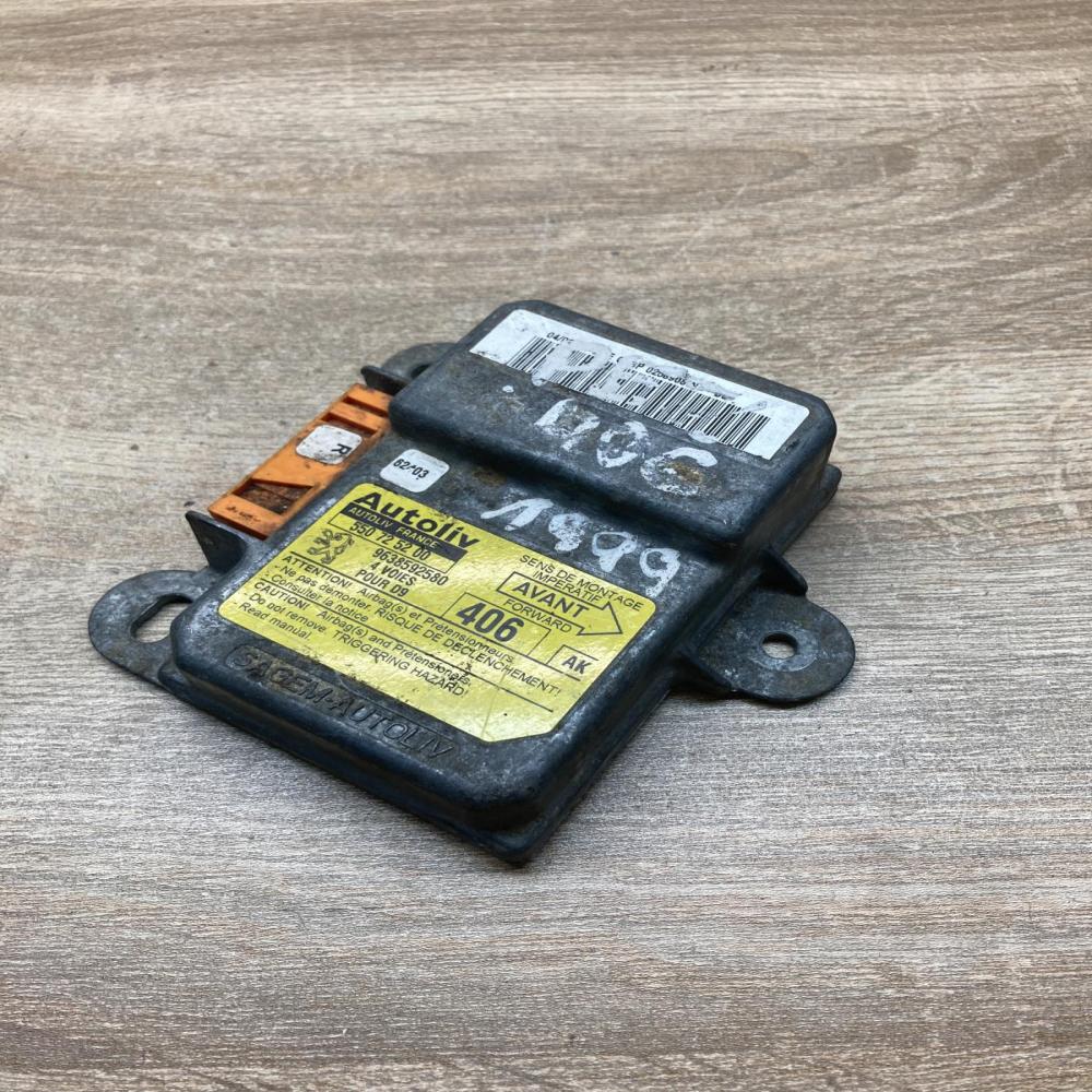 9638592580 550725200  Airbag control unit/module Peugeot 406