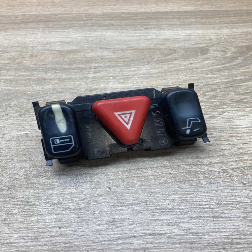 2108201310 501595  Hazard light switch Mercedes-Benz E W210
