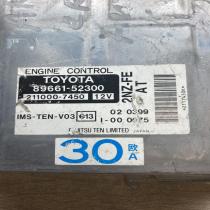 89661 52300 211000 7450  Engine control unit/module ECU Toyota Yaris Verso