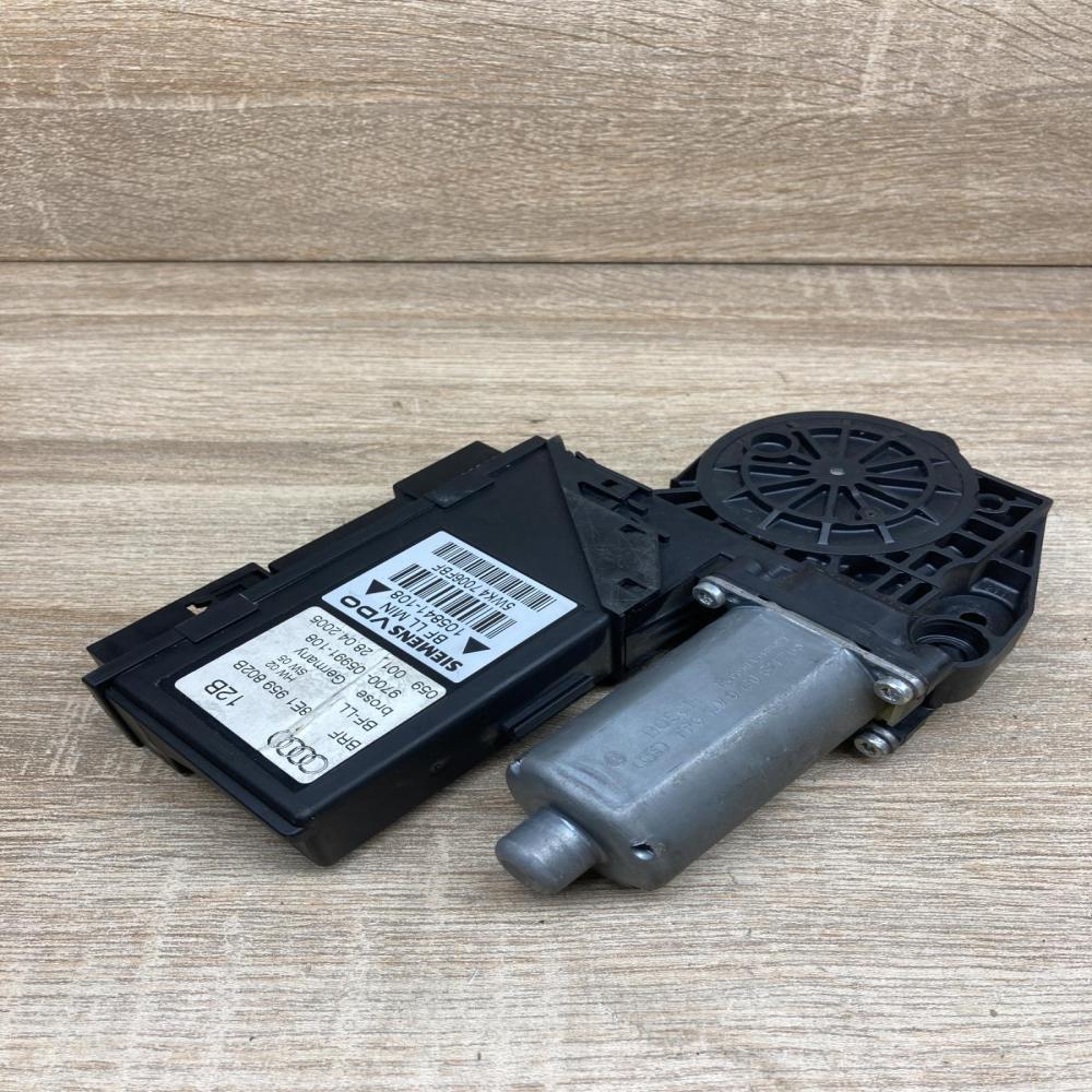 8E1959802B 5WK47006FBF  Front door window regulator with motor Audi A4 S4 B6 8E