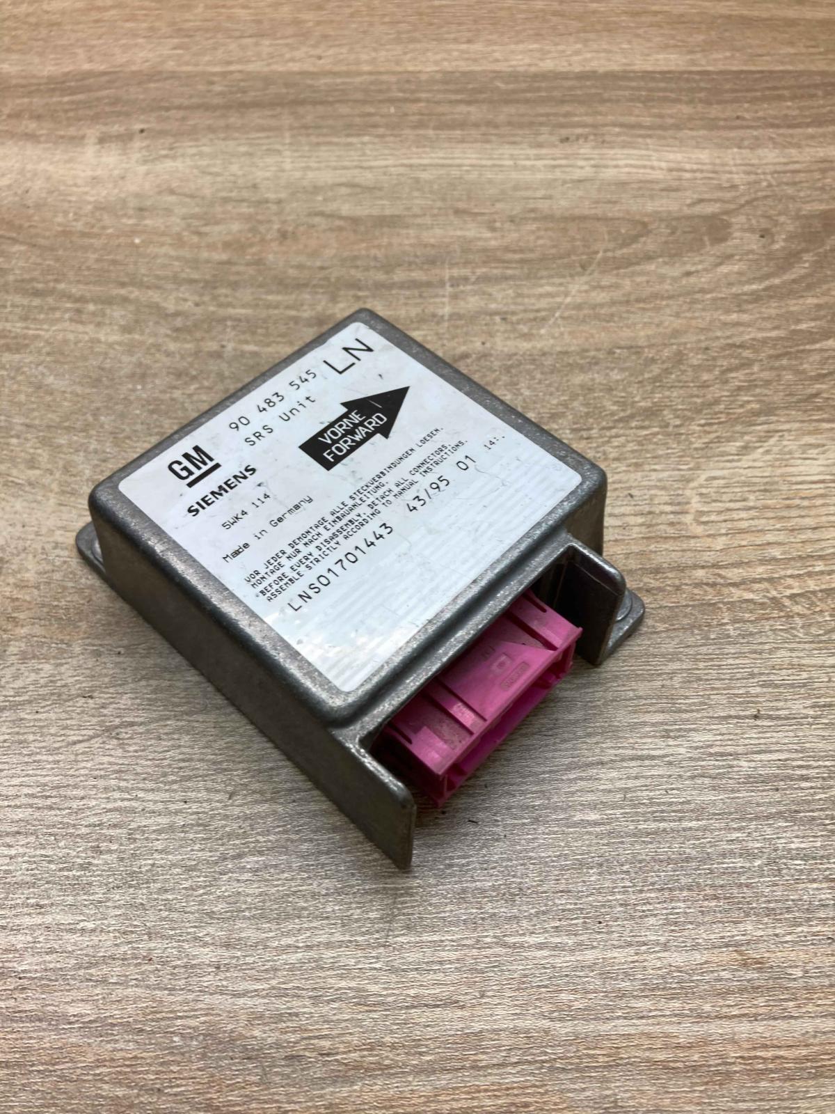 90483545 5WK4114  Airbag control unit/module Opel Corsa B
