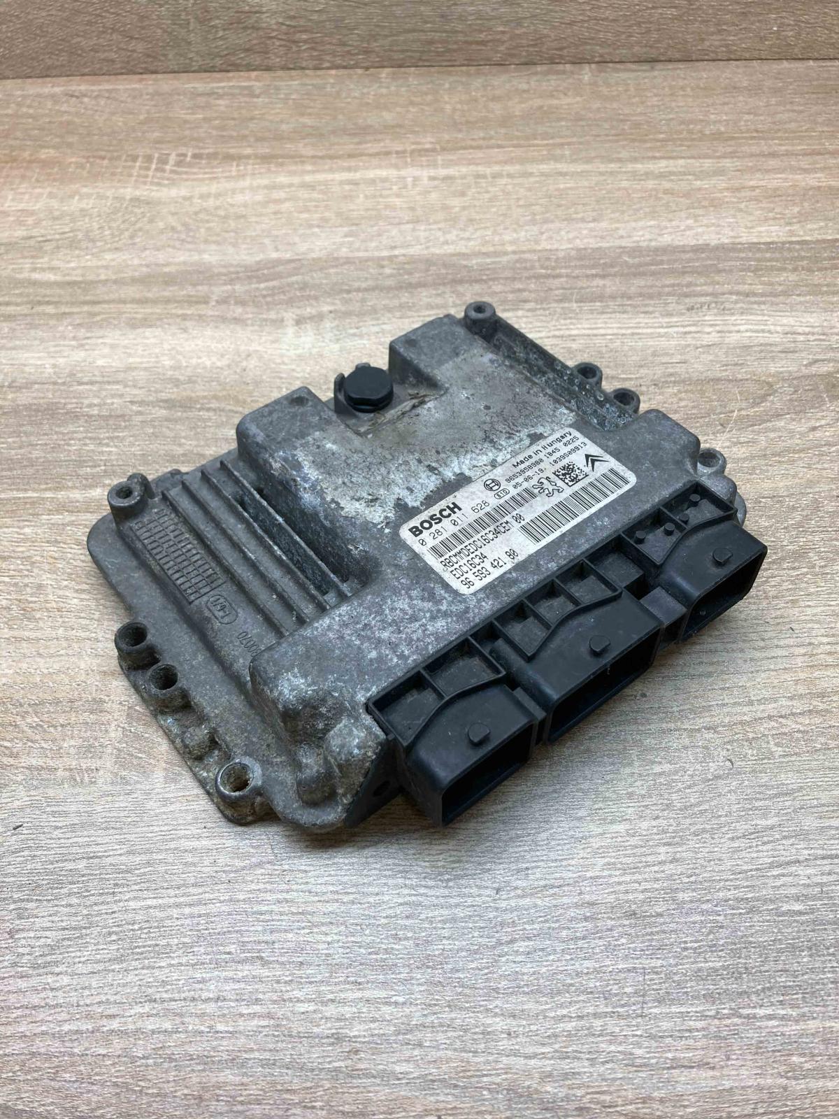 9659342180 0281011628  Engine control unit/module ECU Peugeot 206