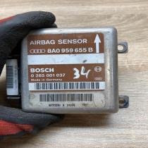 8A0959655B 0285001037  Airbag deployment crash/impact sensor Audi A4 S4 B5 8D