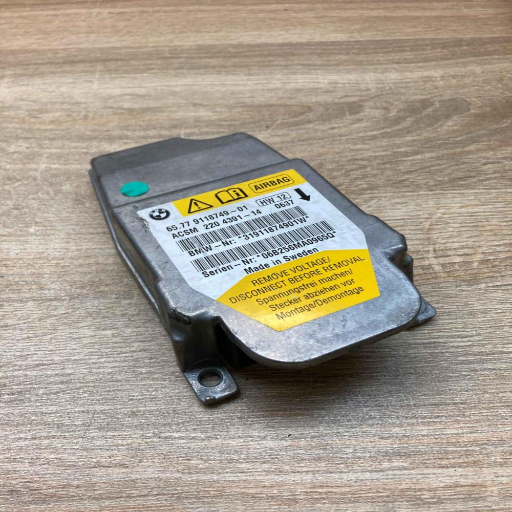 9118749 2204391 14  Airbag control unit/module BMW 5 E60 E61