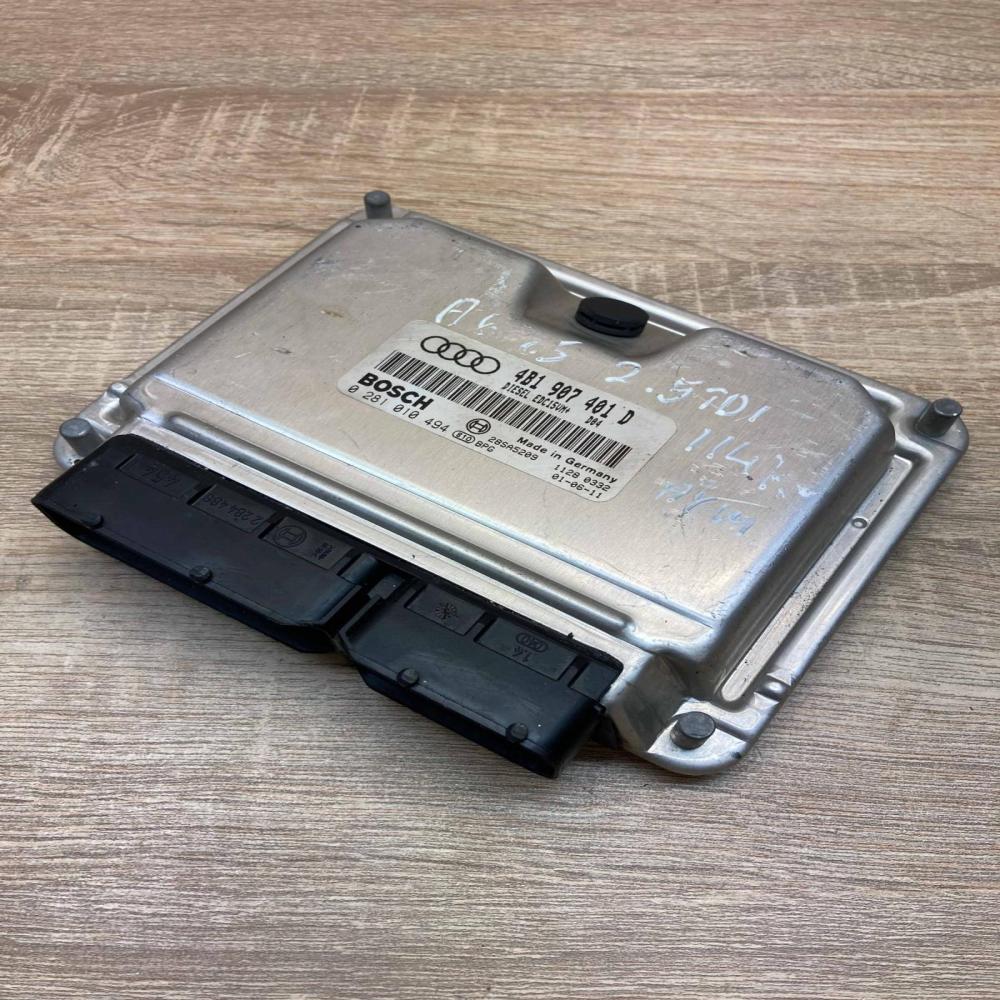 4B1907401D 0281010494  Engine control unit/module ECU Audi A6 S6 C5 4B