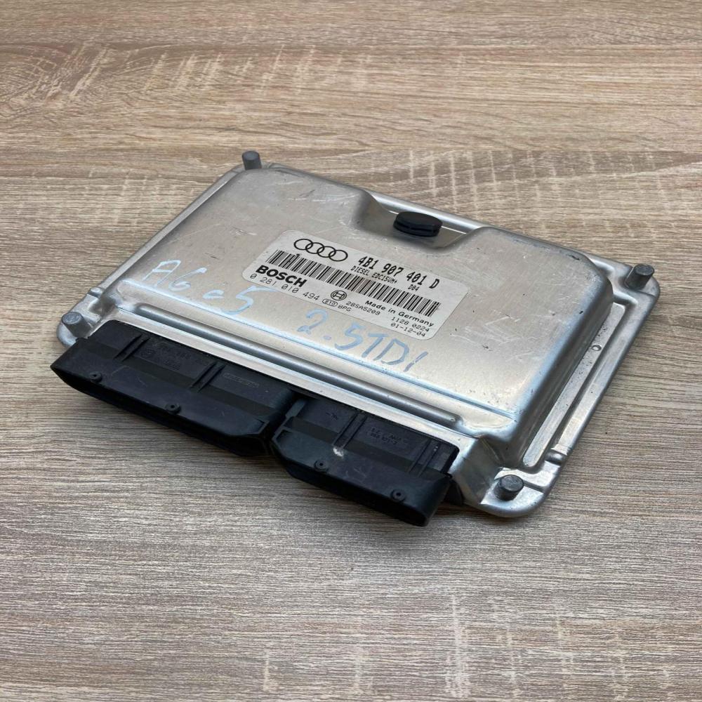 4B1907401D 0281010494  Engine control unit/module ECU Audi A6 S6 C5 4B
