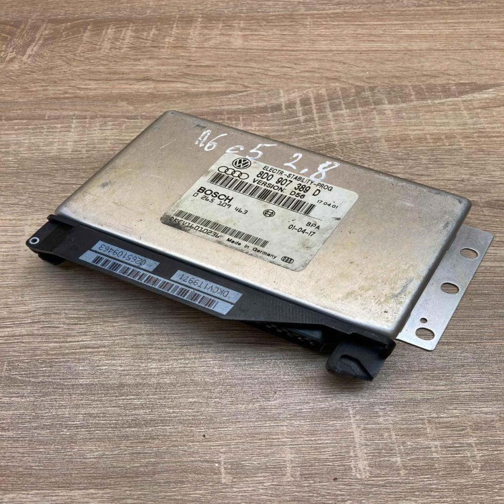 8D0907389D 0265109463  ESP (stability system) control unit Audi A6 S6 C5 4B