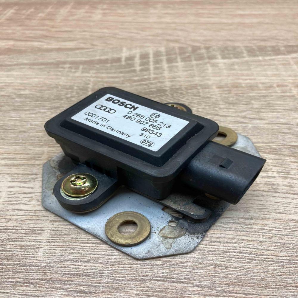 4B0907655 0265005213 Crash ESP acceleration yaw rate sensor Audi A6 S6 C5 4B