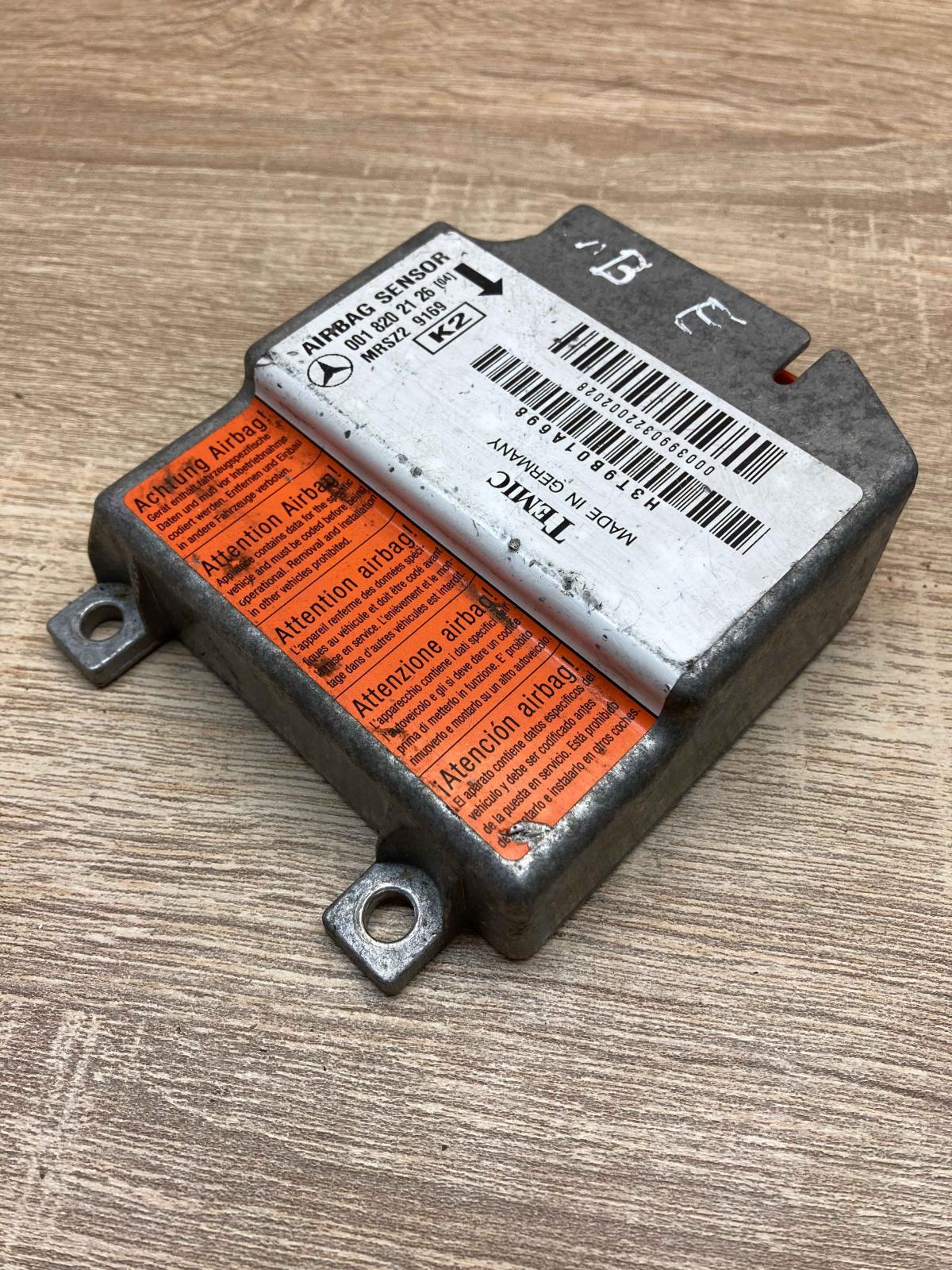 0018202126 Sensor K2 Airbag control unit/module Mercedes-Benz E W210
