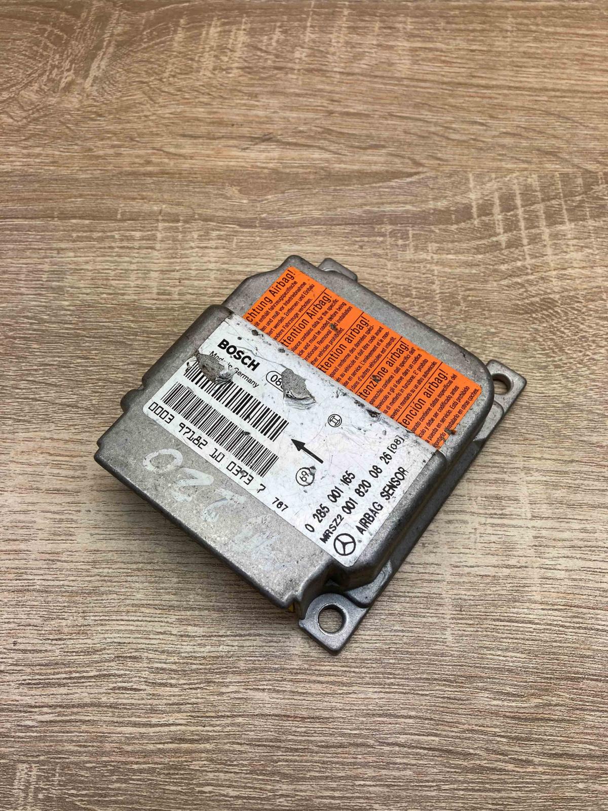 0018200826 0285001165 Unit Airbag control unit/module Mercedes-Benz CLK A209 C20