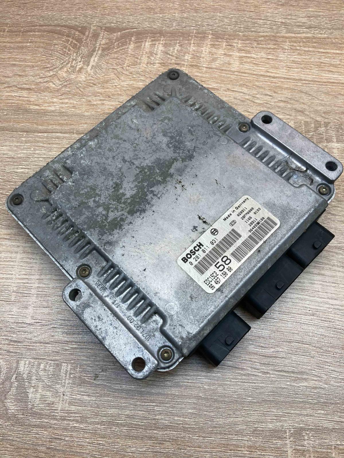 9646719080 0281011031 EDC15C258 Engine control unit/module ECU Fiat Ulysse