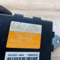08190 0F810 Unit  Alarm control unit/module Toyota Corolla Verso AR10