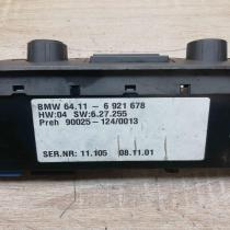 6921678 90025 124  Climate control unit BMW 7 E65 E66