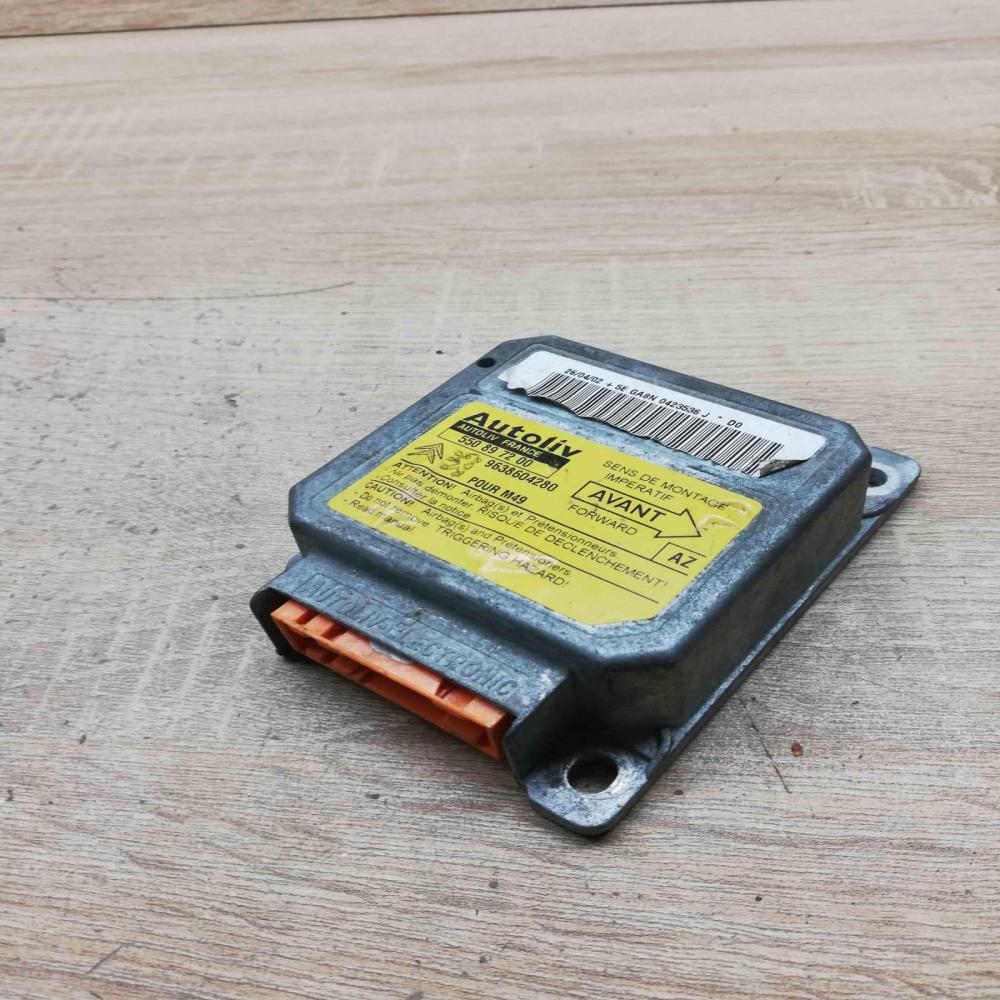 9638604280 550897200  Airbag control unit/module Citroen Berlingo