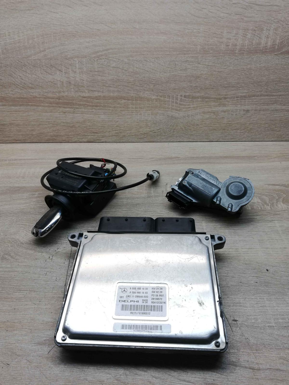 a6461501634 a2115452308  Engine ECU kit and lock set Mercedes-Benz E W211