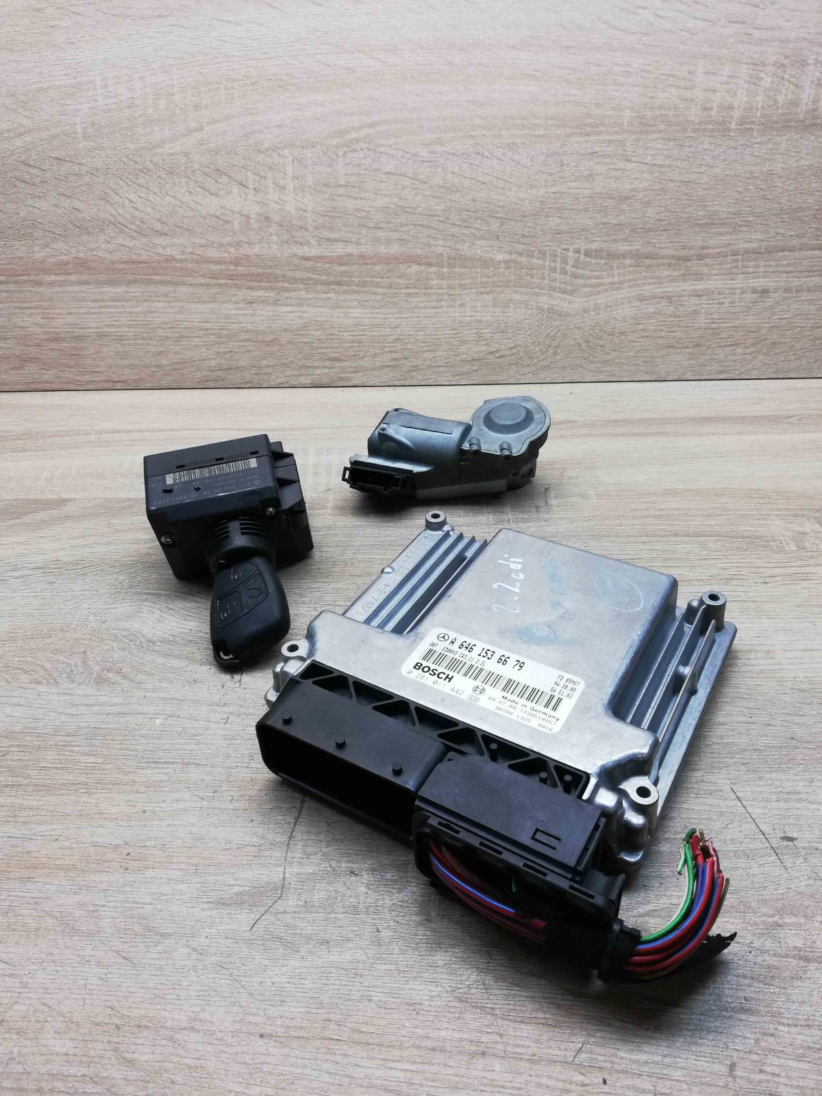 a6461536679 2115450608  Engine ECU kit and lock set Mercedes-Benz E W211