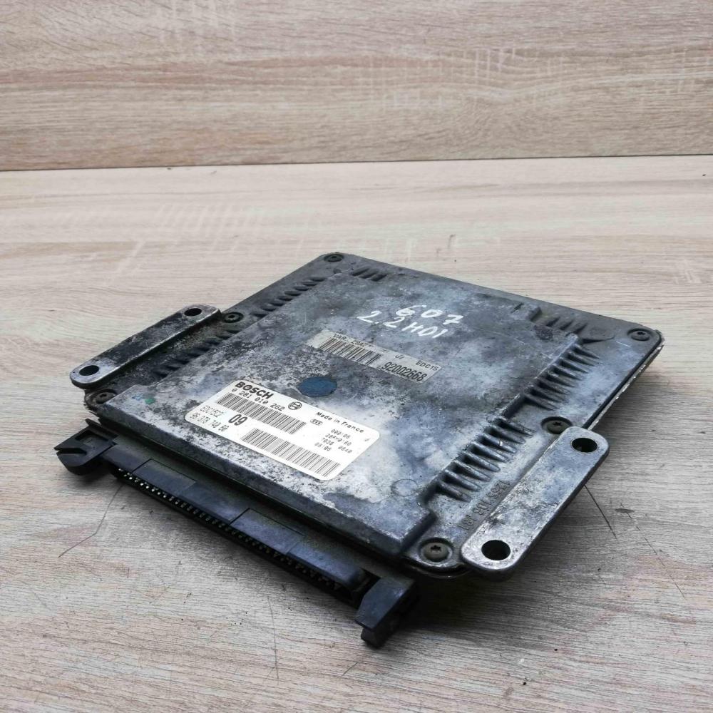 9637874080 0281010262  Engine control unit/module ECU Peugeot 607