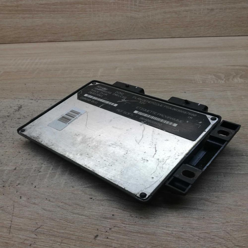 9639587680 80845h  Engine control unit/module ECU Peugeot 206