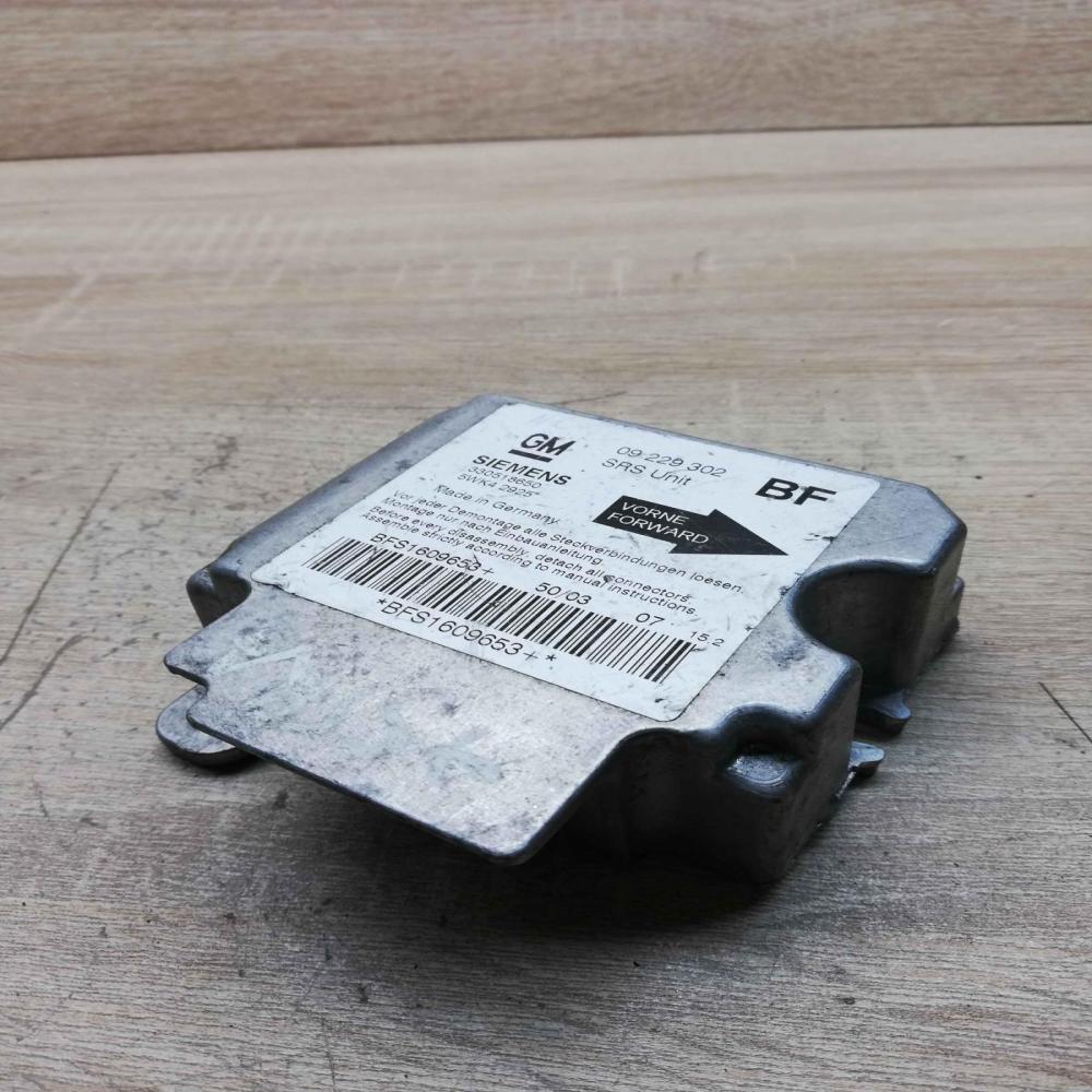 09229302 5wk42925  Airbag control unit/module Opel Zafira A