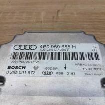 4E0959655H 0285001672  Airbag control unit/module Audi A8 S8 D3 4E