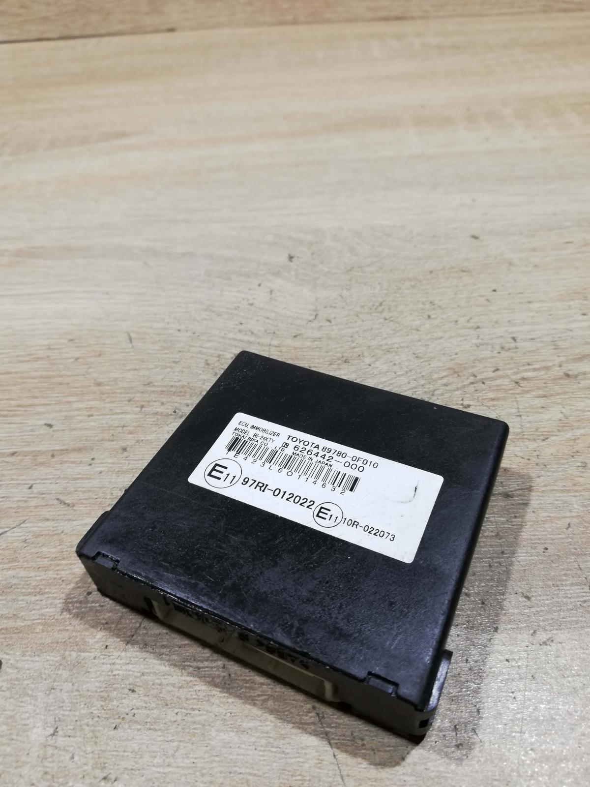 89780 0f010 626442 000  Immobilizer control unit/module Toyota Corolla Verso AR1