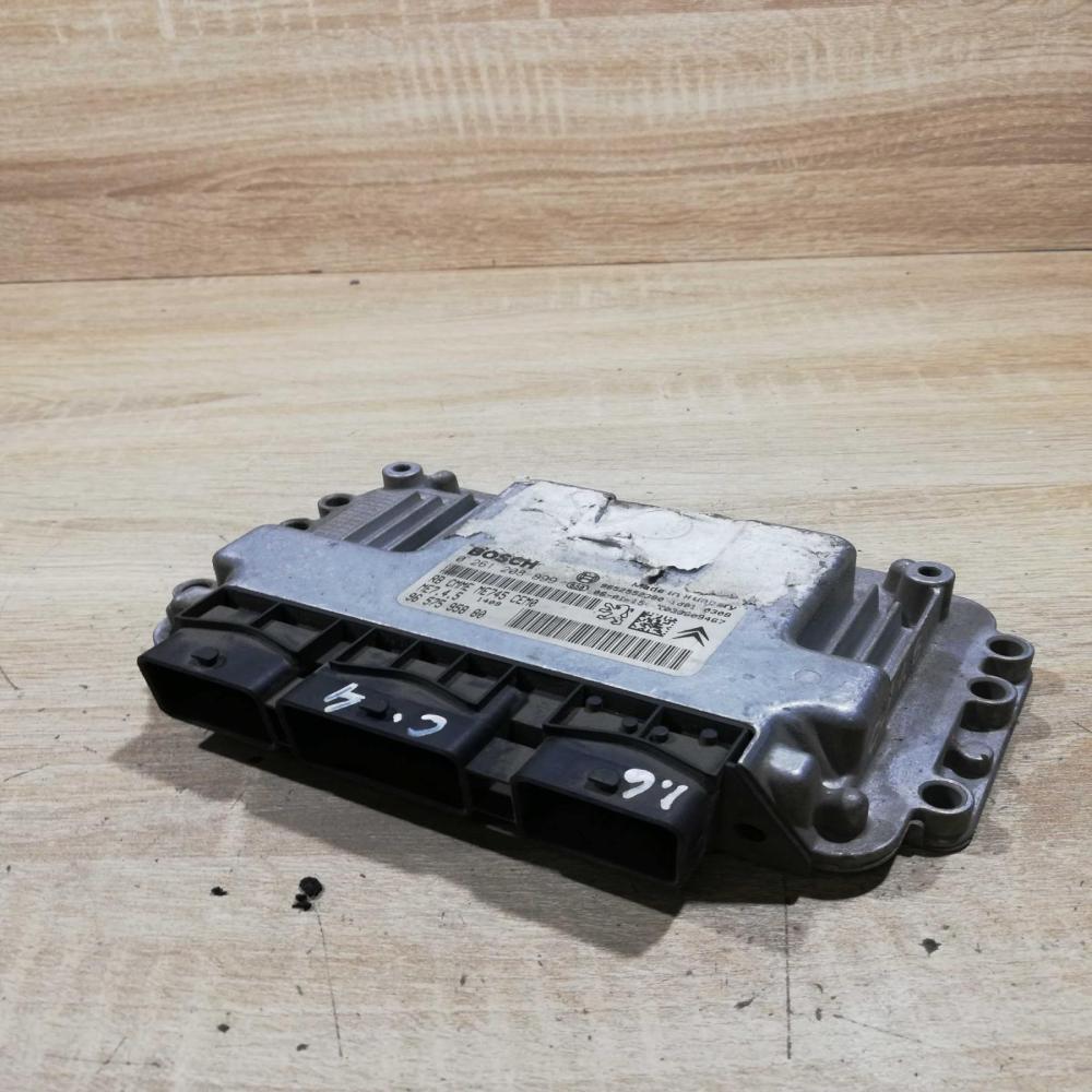 9657595880 0261208899  Engine control unit/module ECU Citroen C4 I