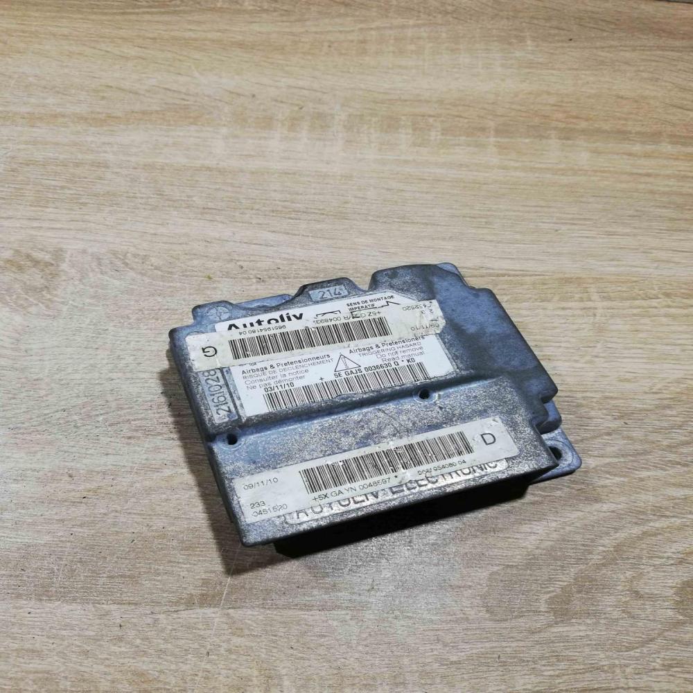 9651954180 0451520 2161028 Airbag control unit/module Peugeot 406