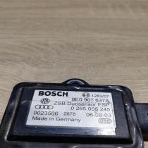 8E0907637A 0265005245  ESP acceleration yaw rate sensor Audi A6 S6 C5 4B