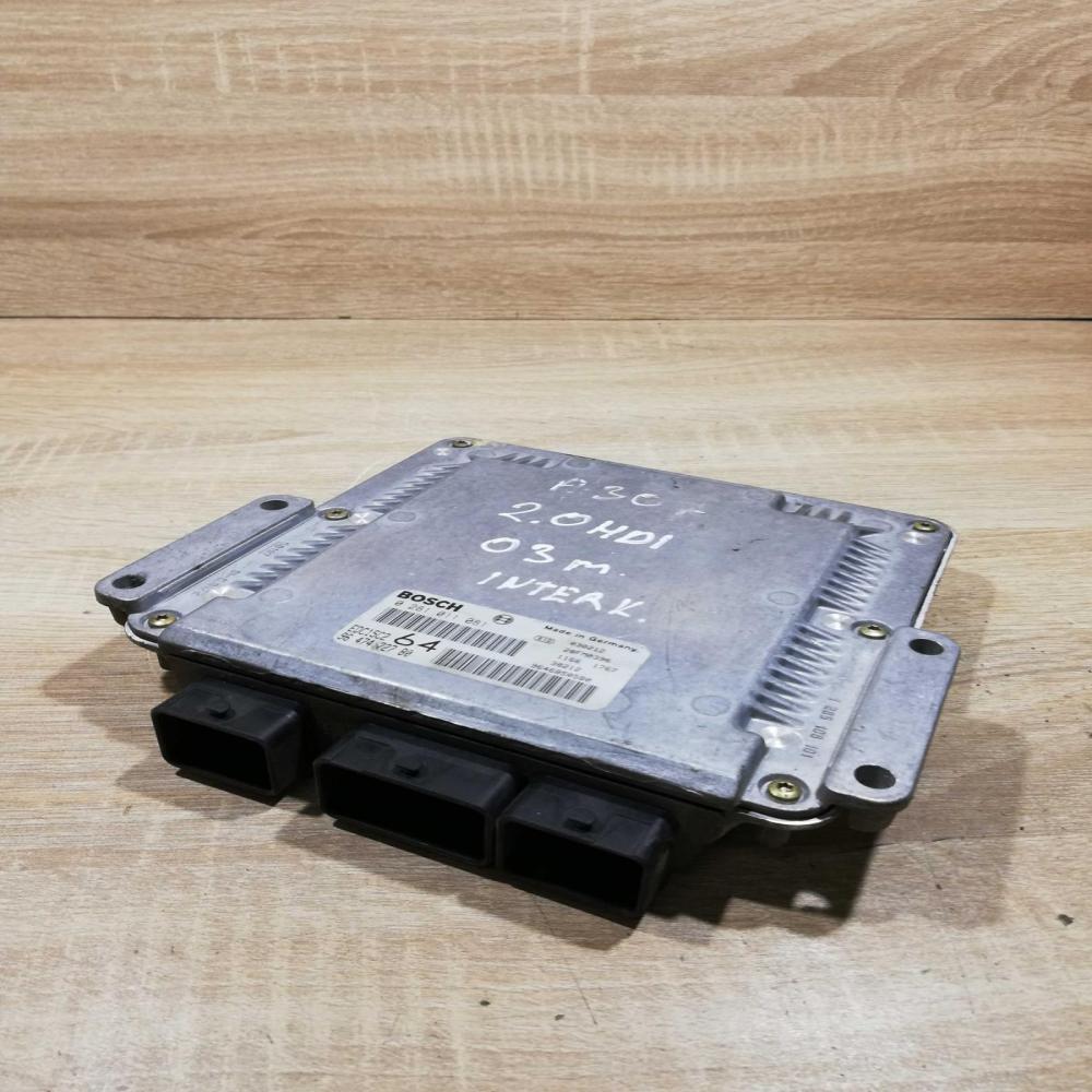 9647472780 0281011081  Engine control unit/module ECU Peugeot 307