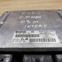 9647472780 0281011081  Engine control unit/module ECU Peugeot 307