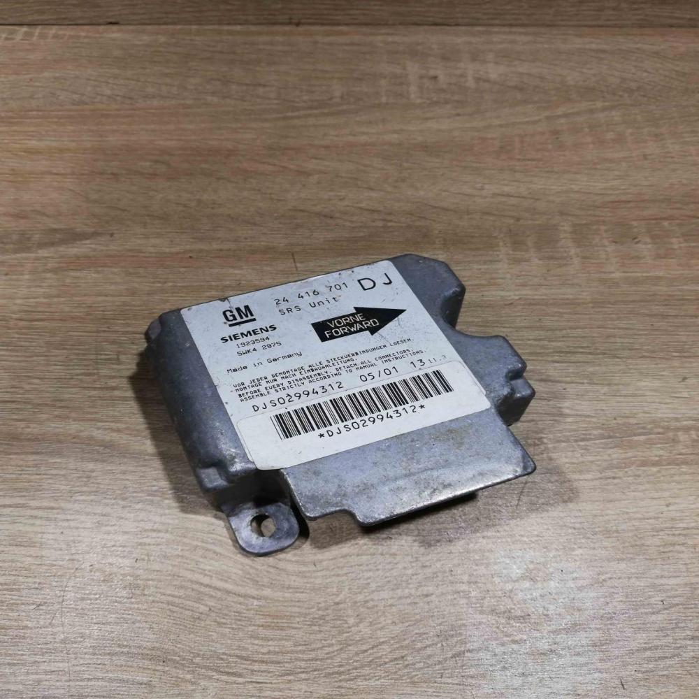 24416701 Control  Airbag control unit/module Opel Vectra B