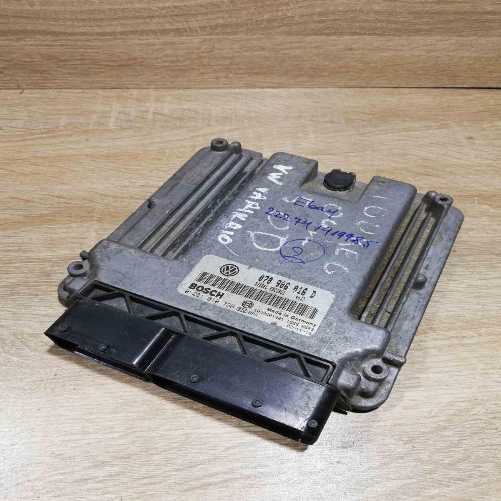 070906016D 0281010736  Engine control unit/module ECU Volkswagen Touareg I