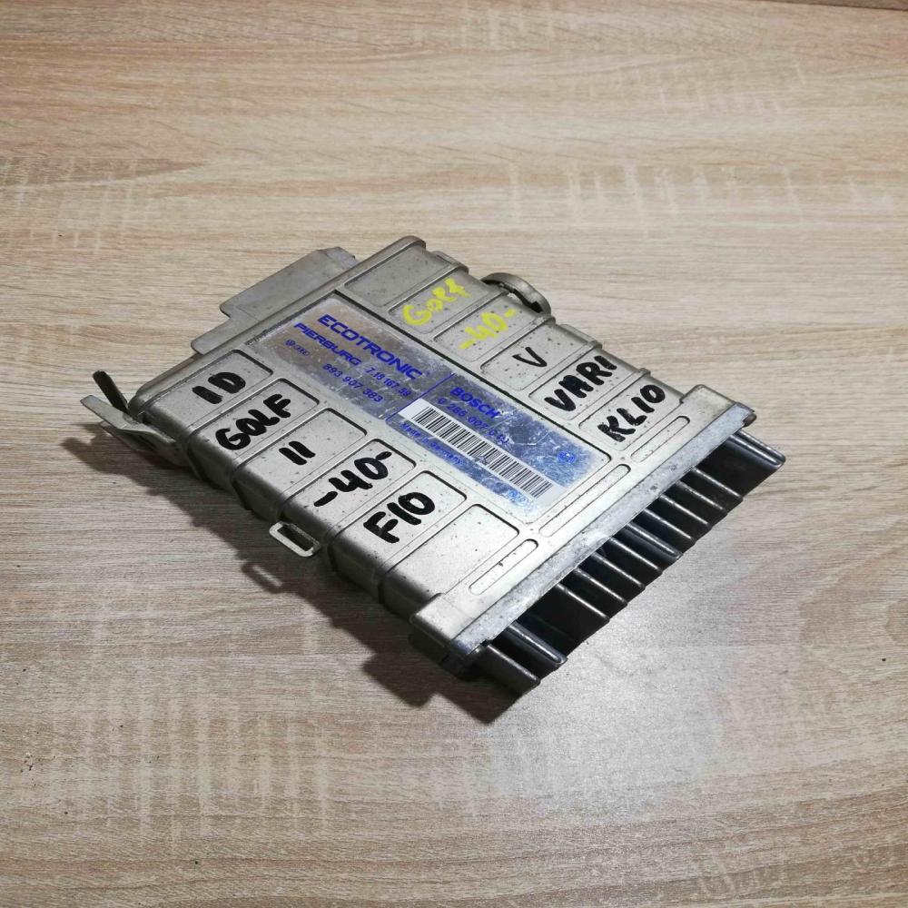 893907383 0285007040  Engine control unit/module ECU Volkswagen Golf II
