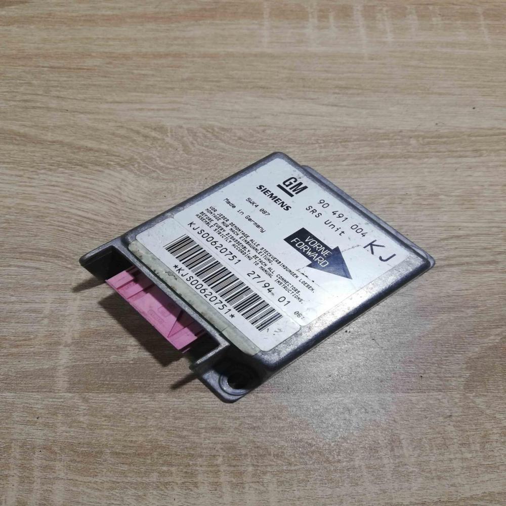 90491004 5WK4087  Airbag control unit/module Opel Omega B1