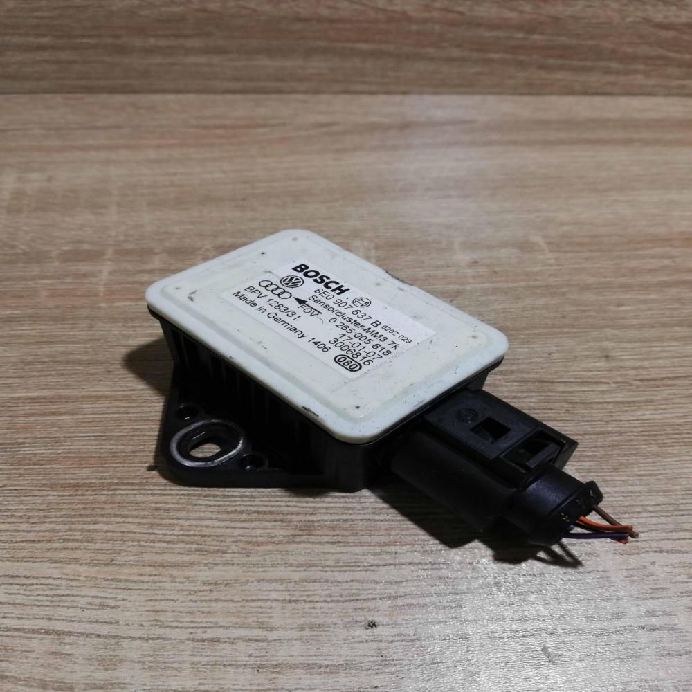 8E0907637B 0265005618  ESP acceleration yaw rate sensor Audi A6 S6 C6 4F