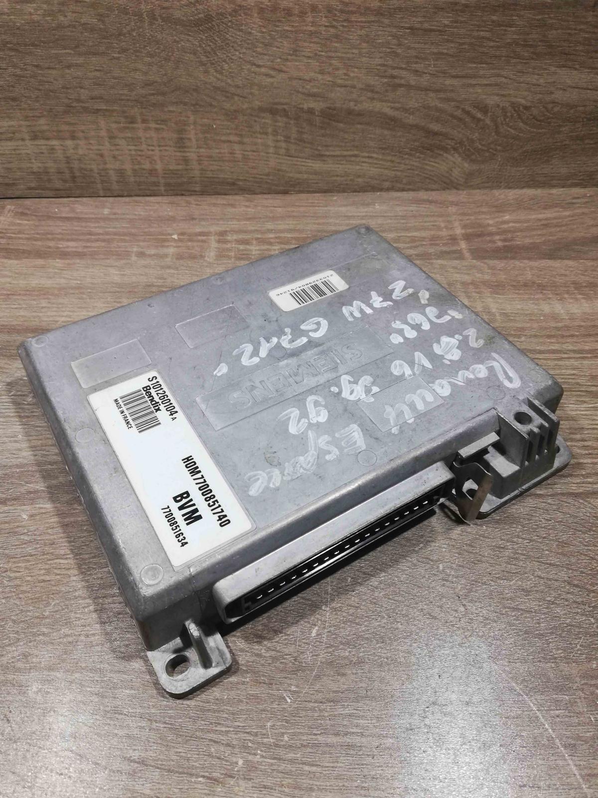 7700851740 S101260104A  Engine control unit/module ECU Renault Espace II