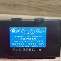 89730 47020 237000 3090  Alarm control unit/module Toyota Prius (XW20)