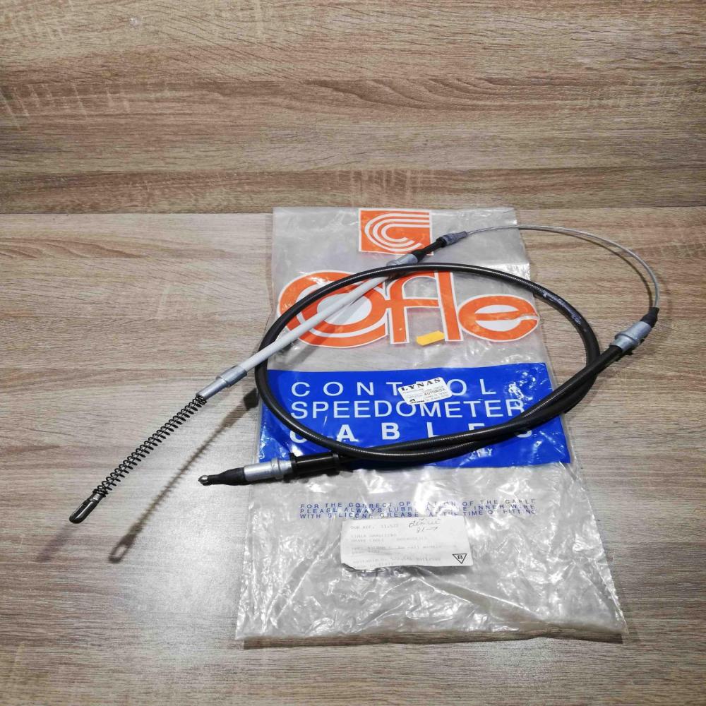 90112980 11 572  Handbrake/parking brake wiring cable Opel Ascona C
