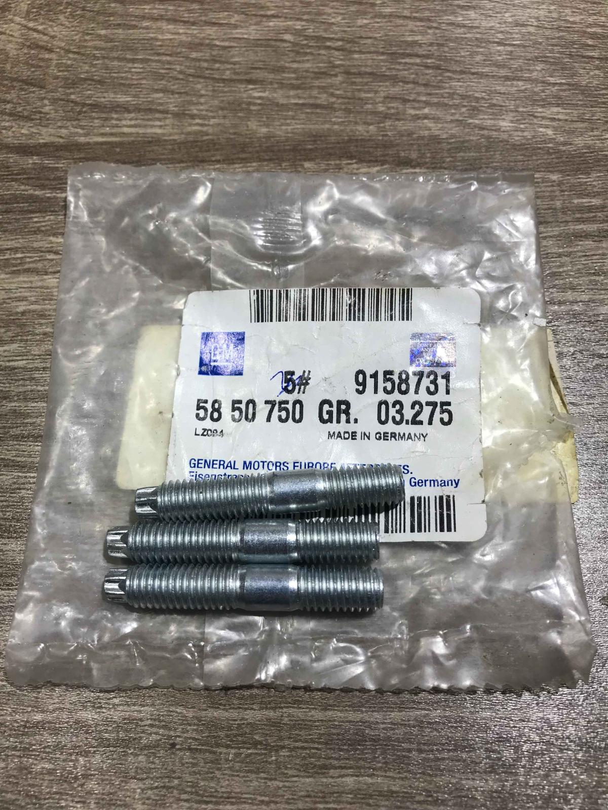 9158731 5850750 3x Nuts/bolts Opel Astra H