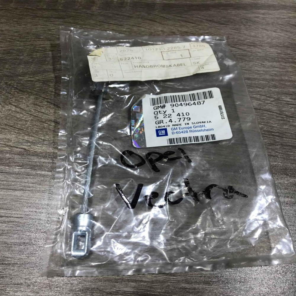 90496487 522410  Handbrake/parking brake wiring cable Opel Vectra B