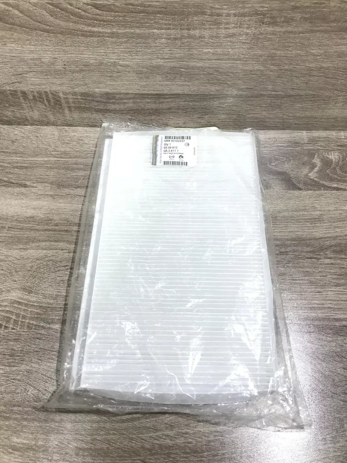 93182437 6806612  Cabin air micro filter Opel Corsa B