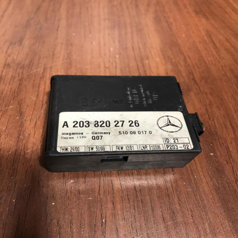 A2038202726 510080170  Alarm control unit/module Mercedes-Benz E W211