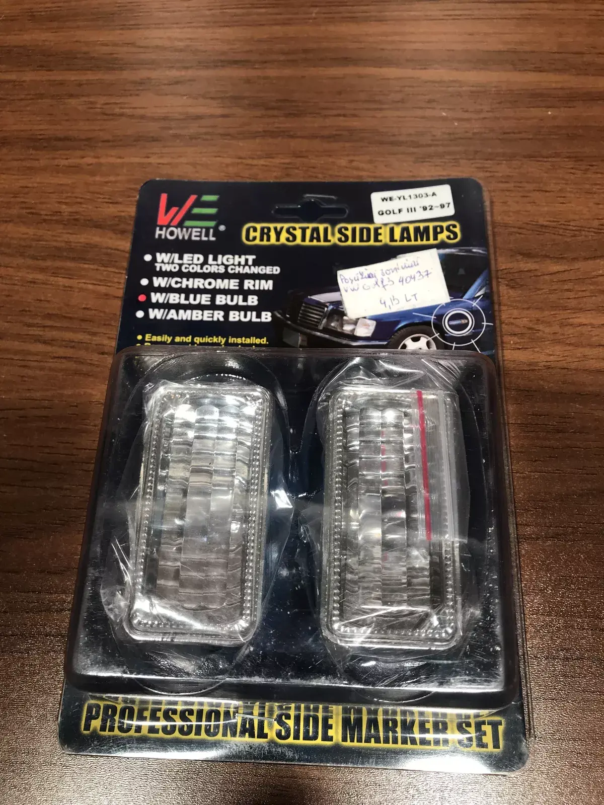 golf 3 crystal side lamps 92 93 94 95 96 97   Front fender indicator light Volks