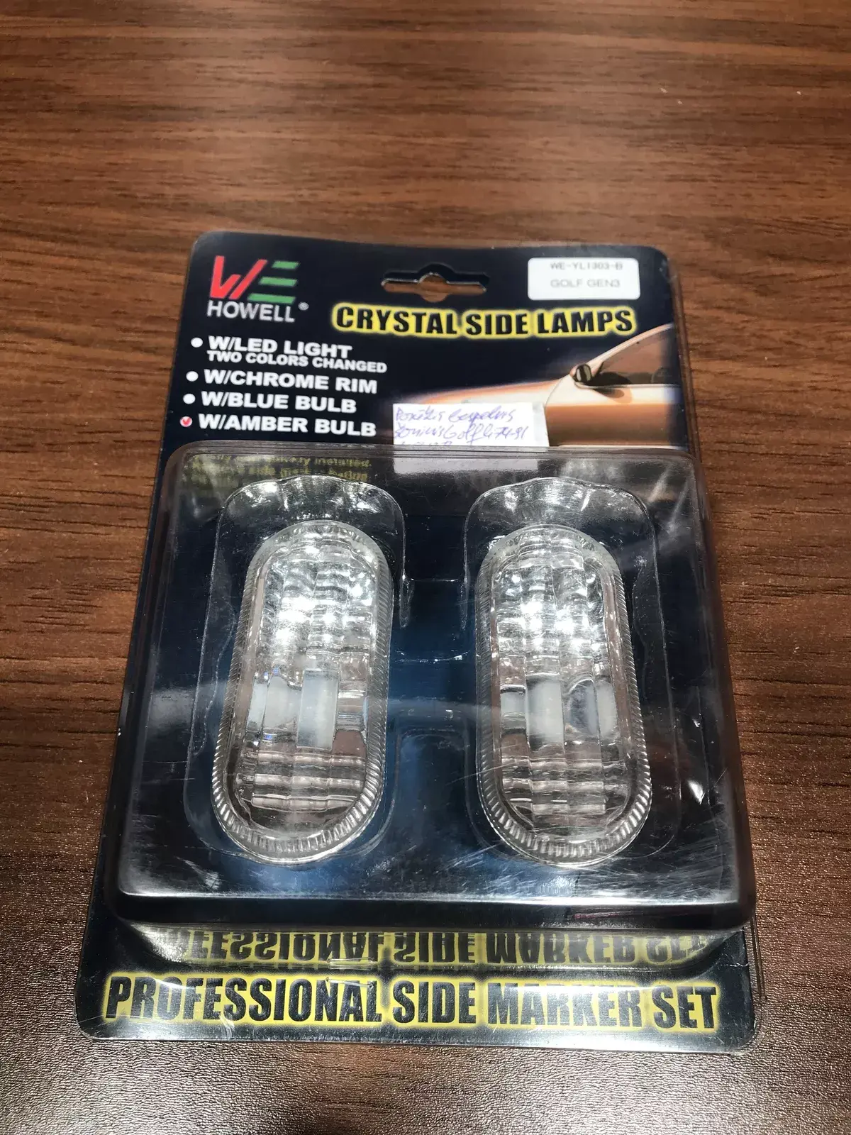 golf 3 crystal side lamps 92 93 94 95 96 97   Front fender indicator light Volks