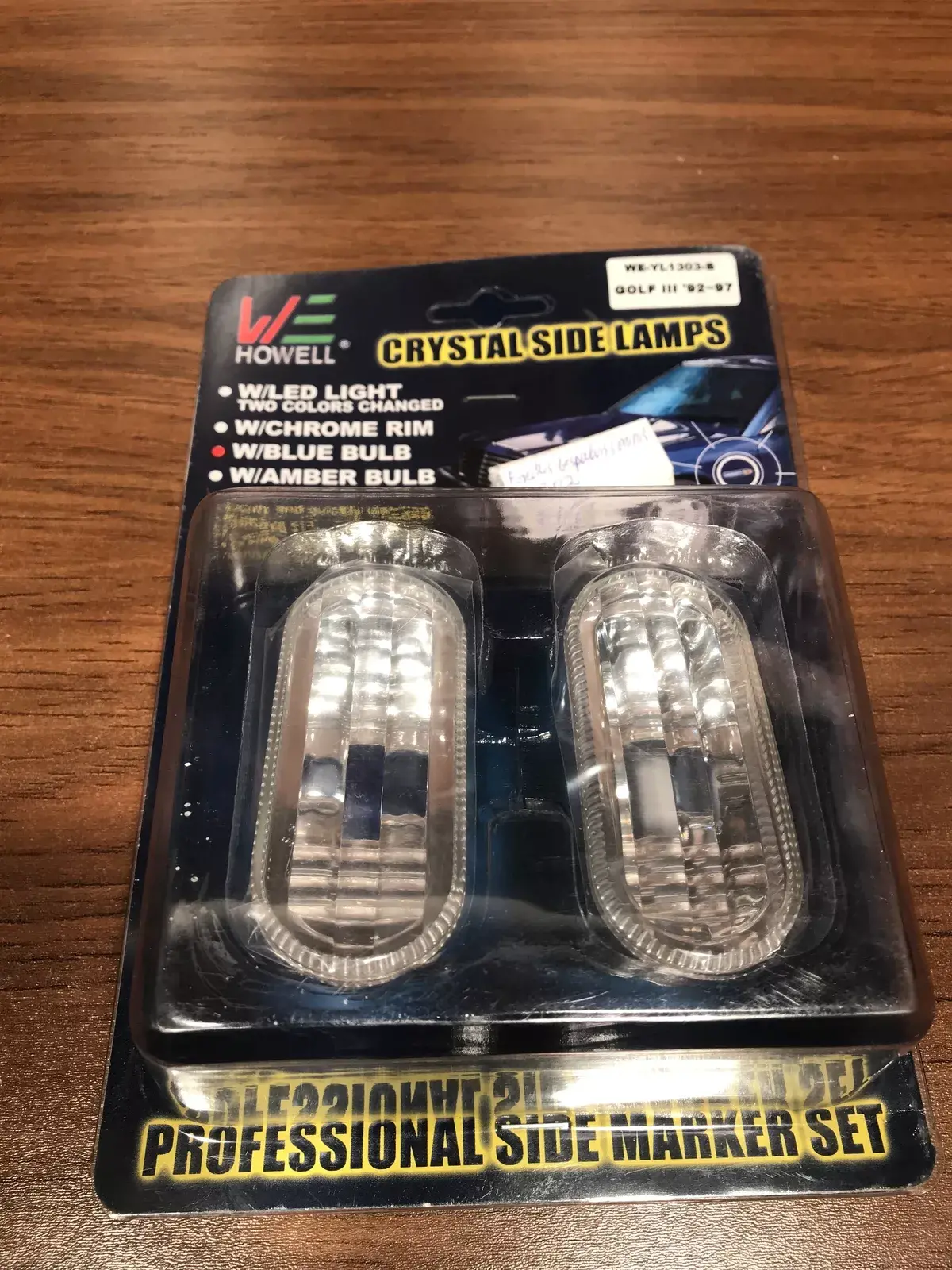 golf 3 crystal side lamps 92 93 94 95 96 97   Front fender indicator light Volks