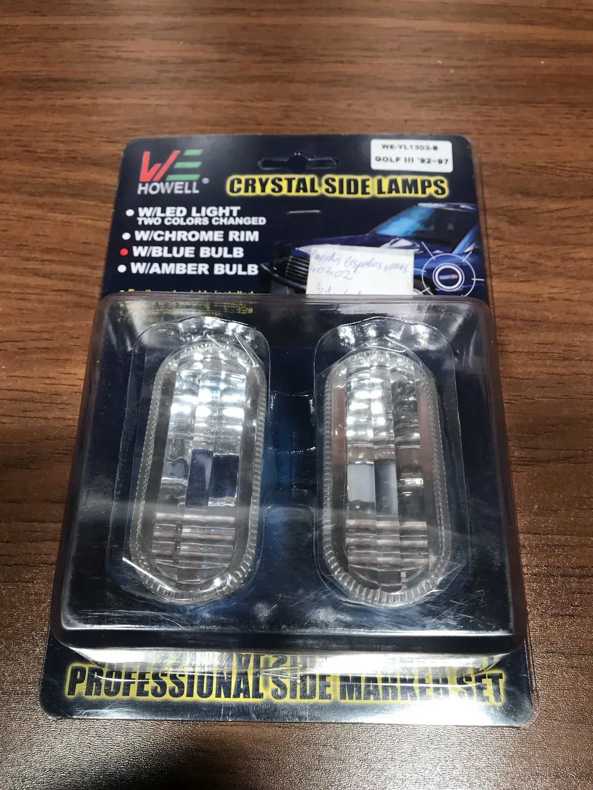 golf 3 crystal side lamps 92 93 94 95 96 97   Front fender indicator light Volks