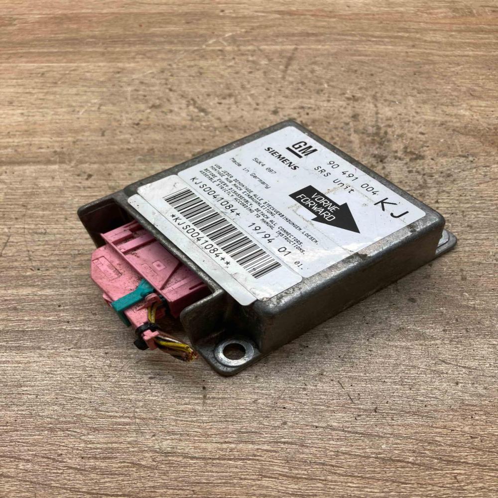 90491004 5WK087 KJ Airbag control unit/module Opel Omega B1