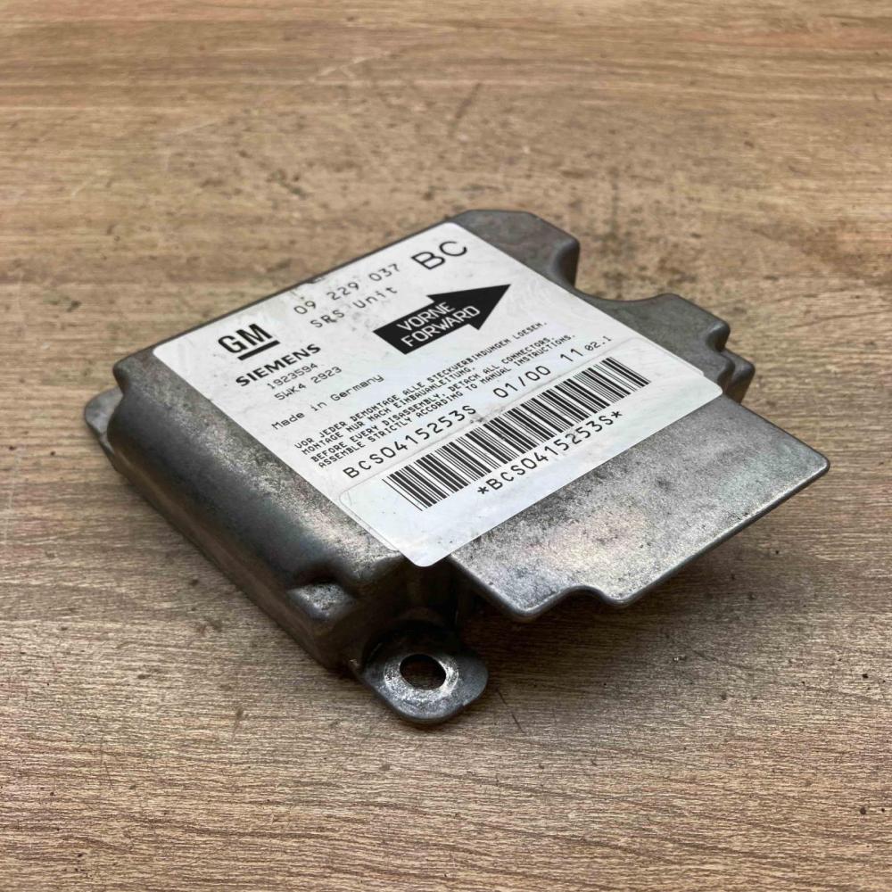 09229037 5WK42923 BC Airbag control unit/module Opel Astra G
