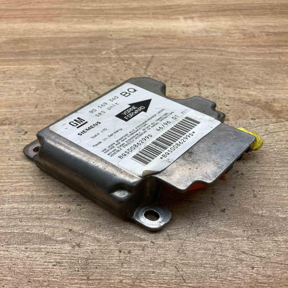 90569340 5WK4175 Used Airbag control unit/module Opel Vectra B